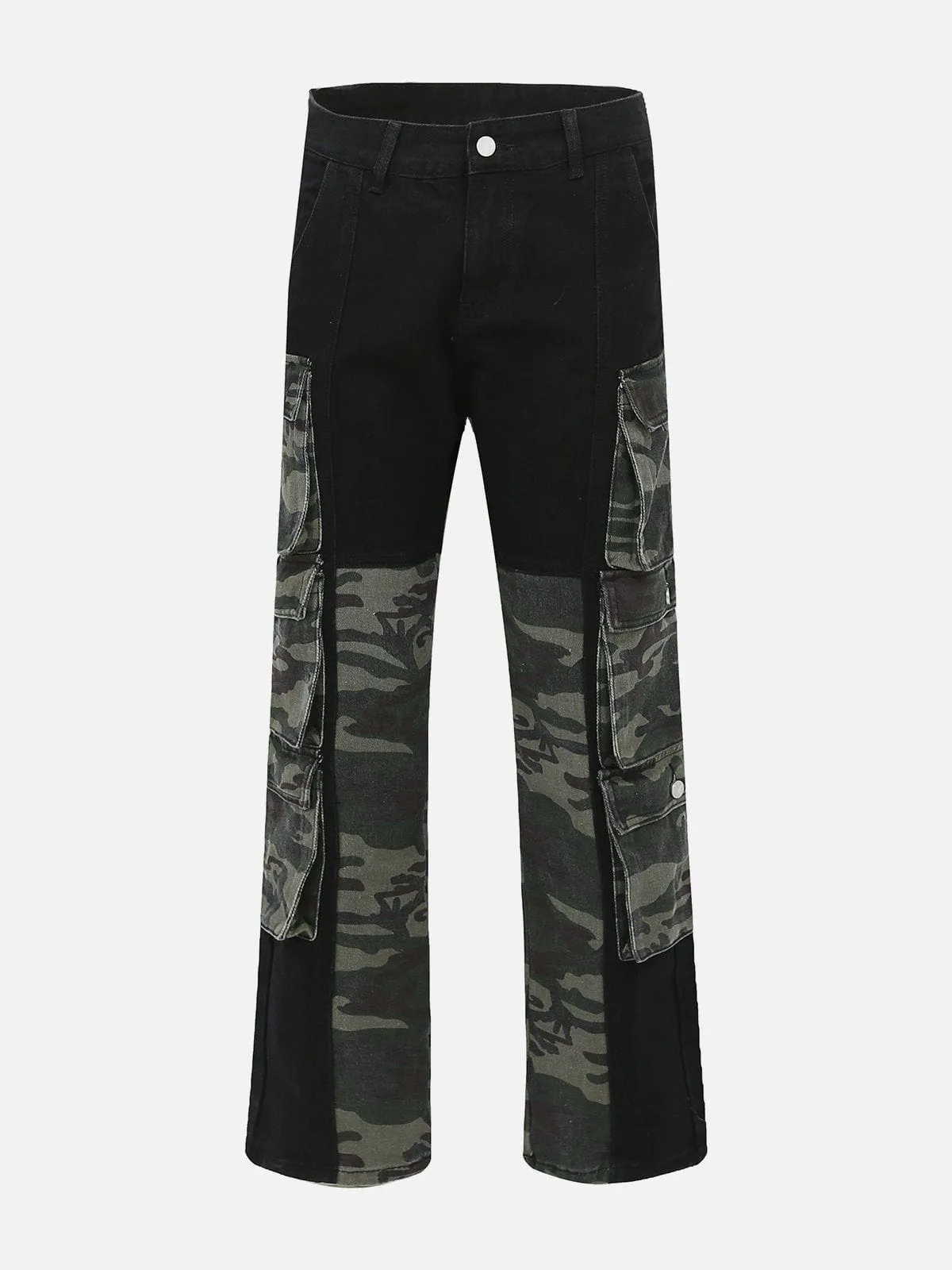 AlanBalen® - Camouflage Patchwork Jeans