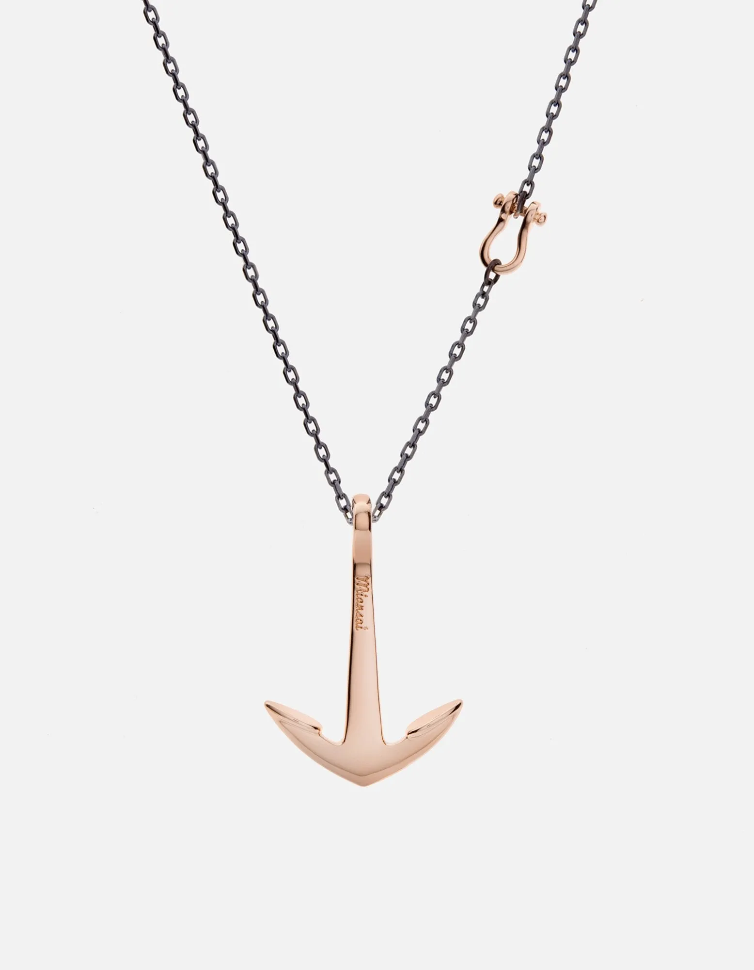 Anchor Necklace, Gold