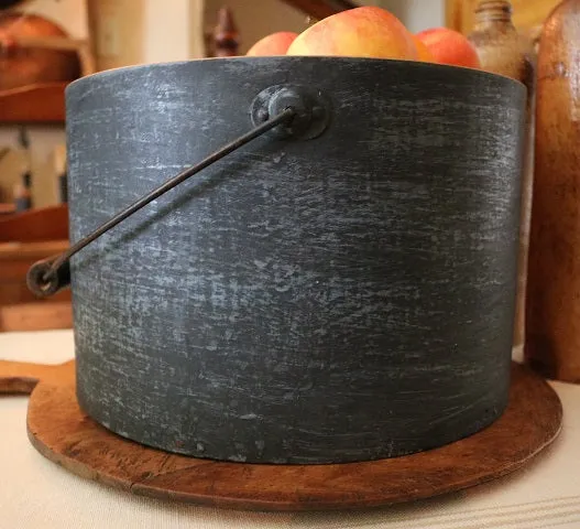 Antique Pantry / Storage Box in Blue Paint