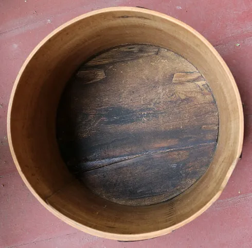 Antique Pantry / Storage Box in Blue Paint