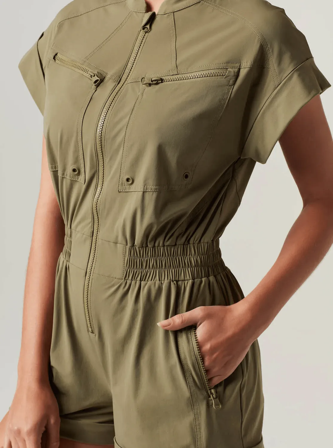 Blanc Noir Mastermind Romper - Mermaid