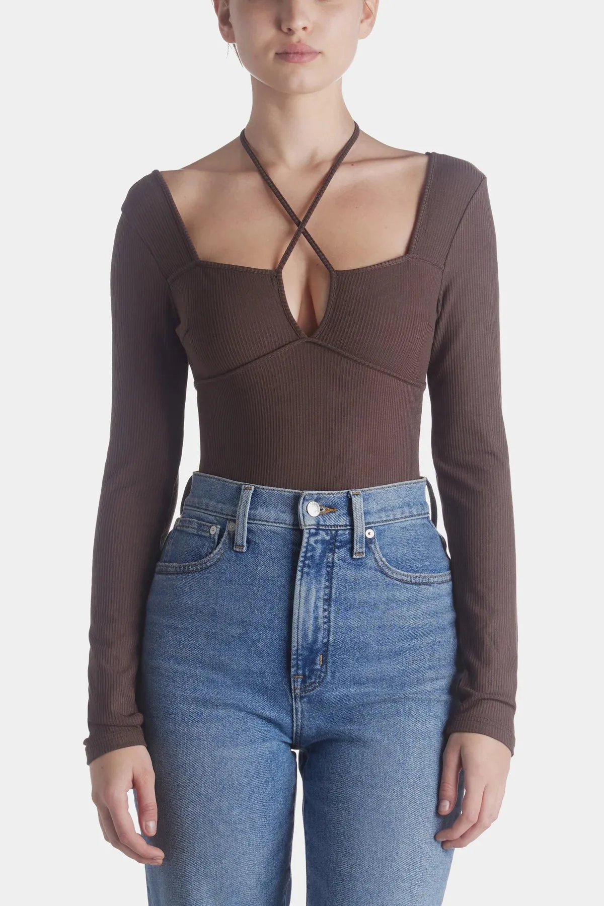Bold Move Brown Bodysuit