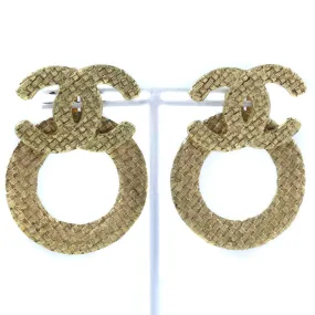 Chanel Chanel Coco Mark Earring Mesh G Mesh 29  32.8g Coco Mark  A-rang A-ranking
