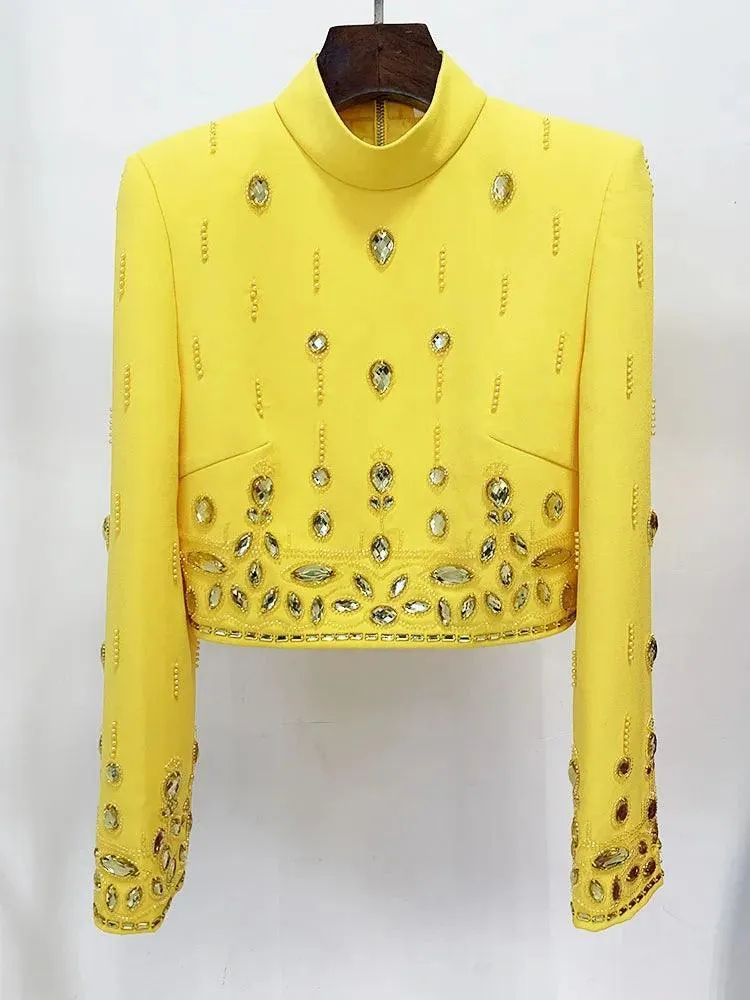 Cybil Beaded Yellow Set