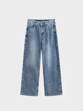 DCRB Baggy Denim Jeans - Grey/Blue