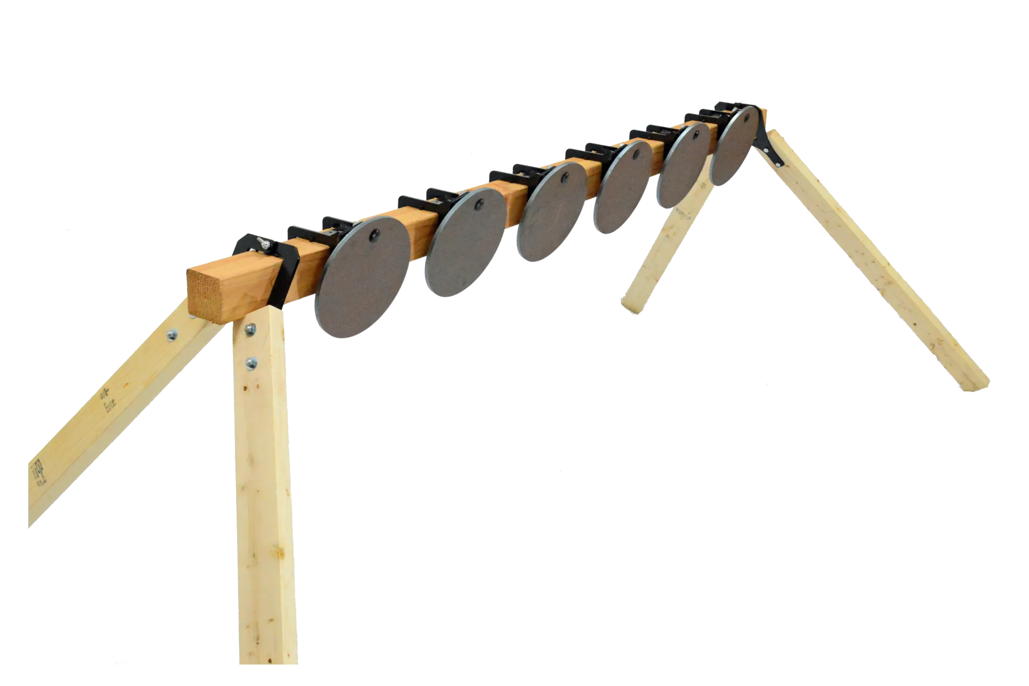 DIY 6 Plate Rack Shooting Target