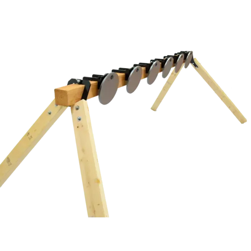 DIY 6 Plate Rack Shooting Target