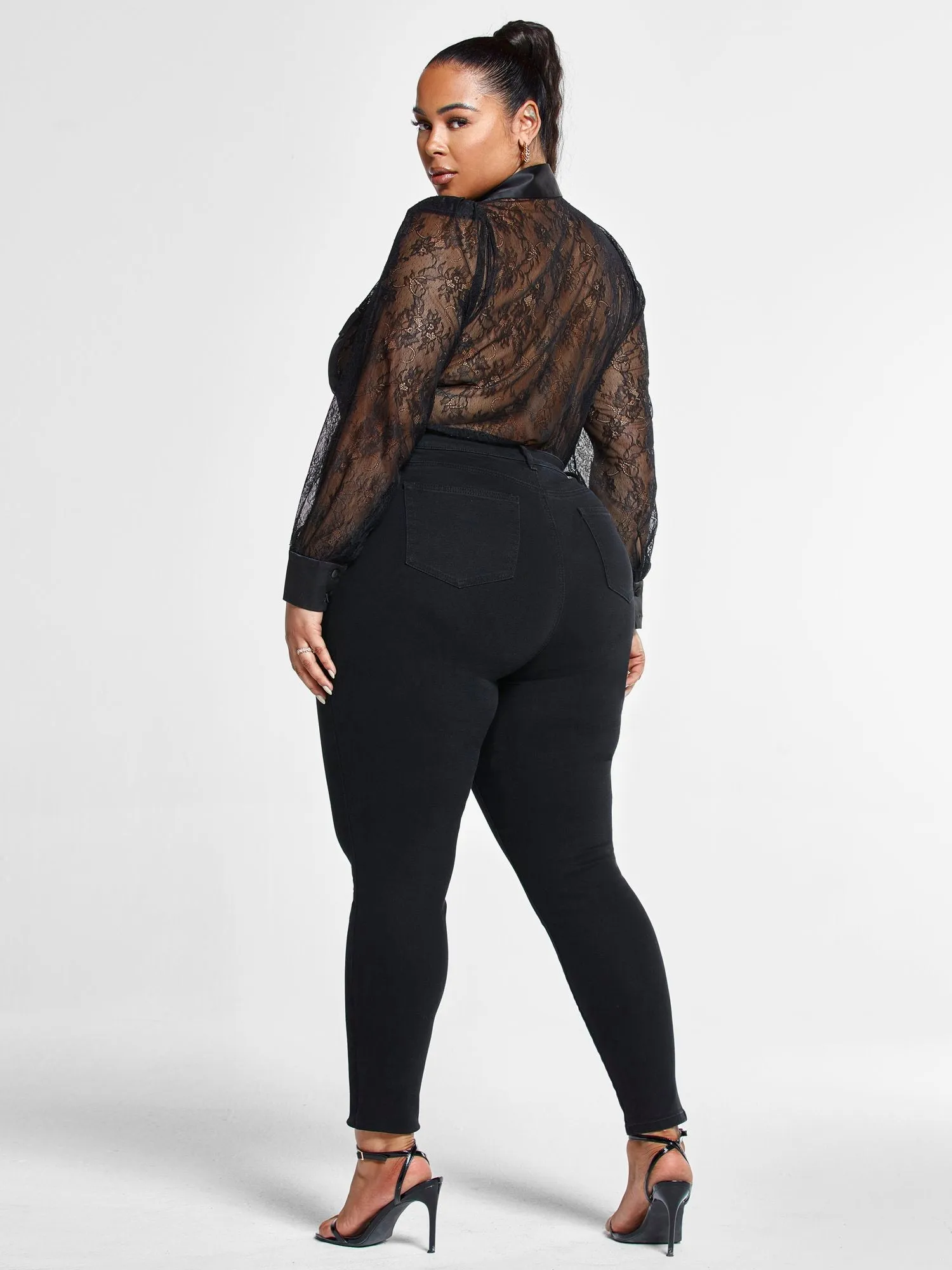 Eva Lace Button Down Shirt