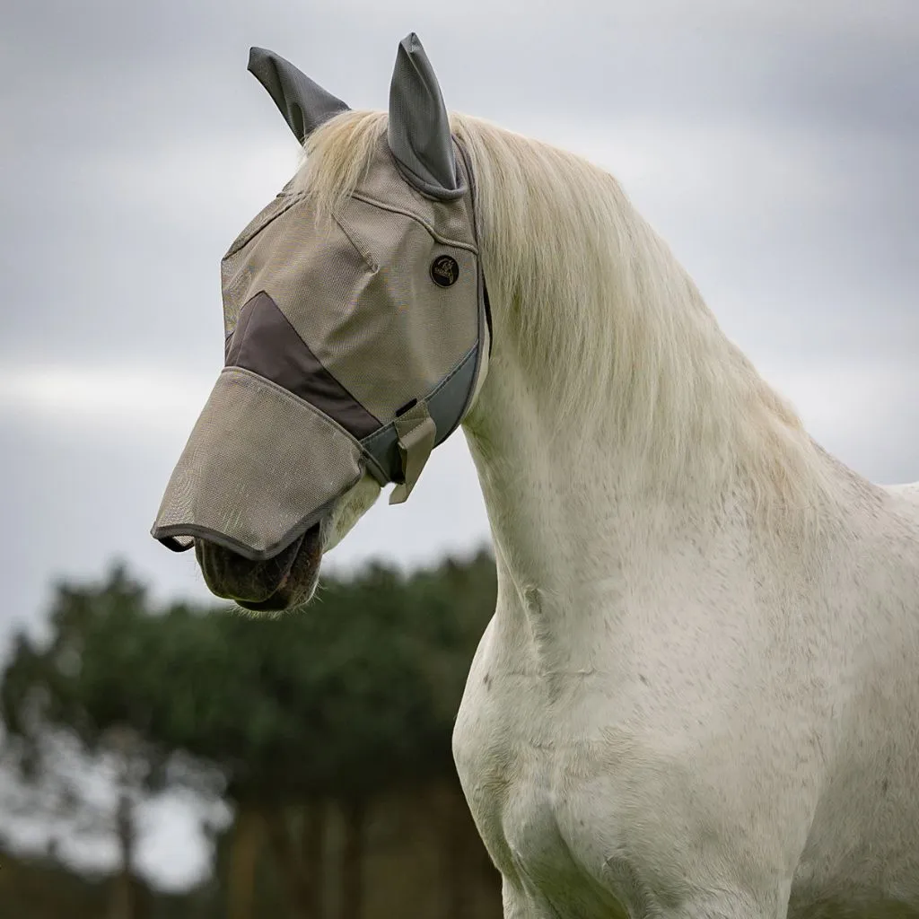 Fly Force - Fly Mask with Extended Nose Guard
