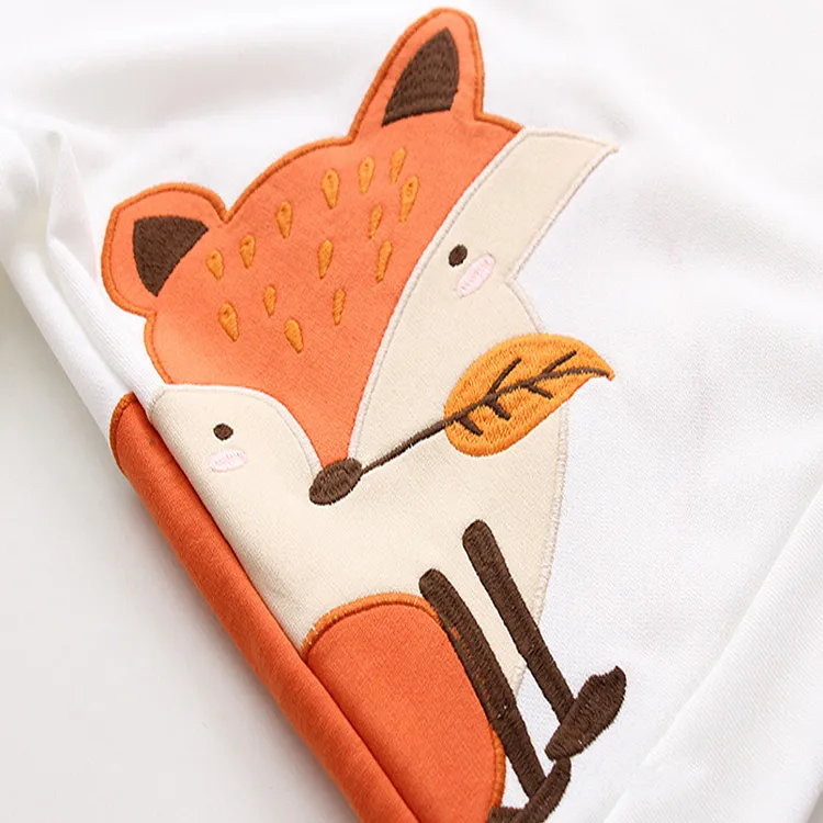 Fox Whispers: Cartoon Fox Leaf Sweatshirt Hoodie - Cozy Comfort with a Touch of Nature! 🦊🍃