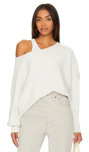 Free People Sublime Pullover in Ivory