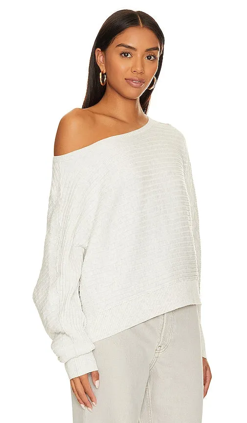 Free People Sublime Pullover in Ivory