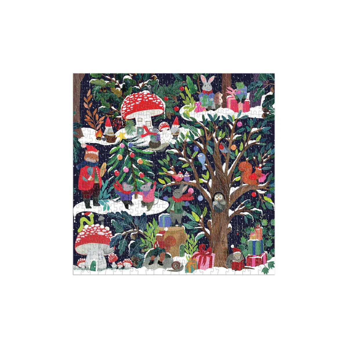 Galison Yuletide Forest Puzzle 500 Piece