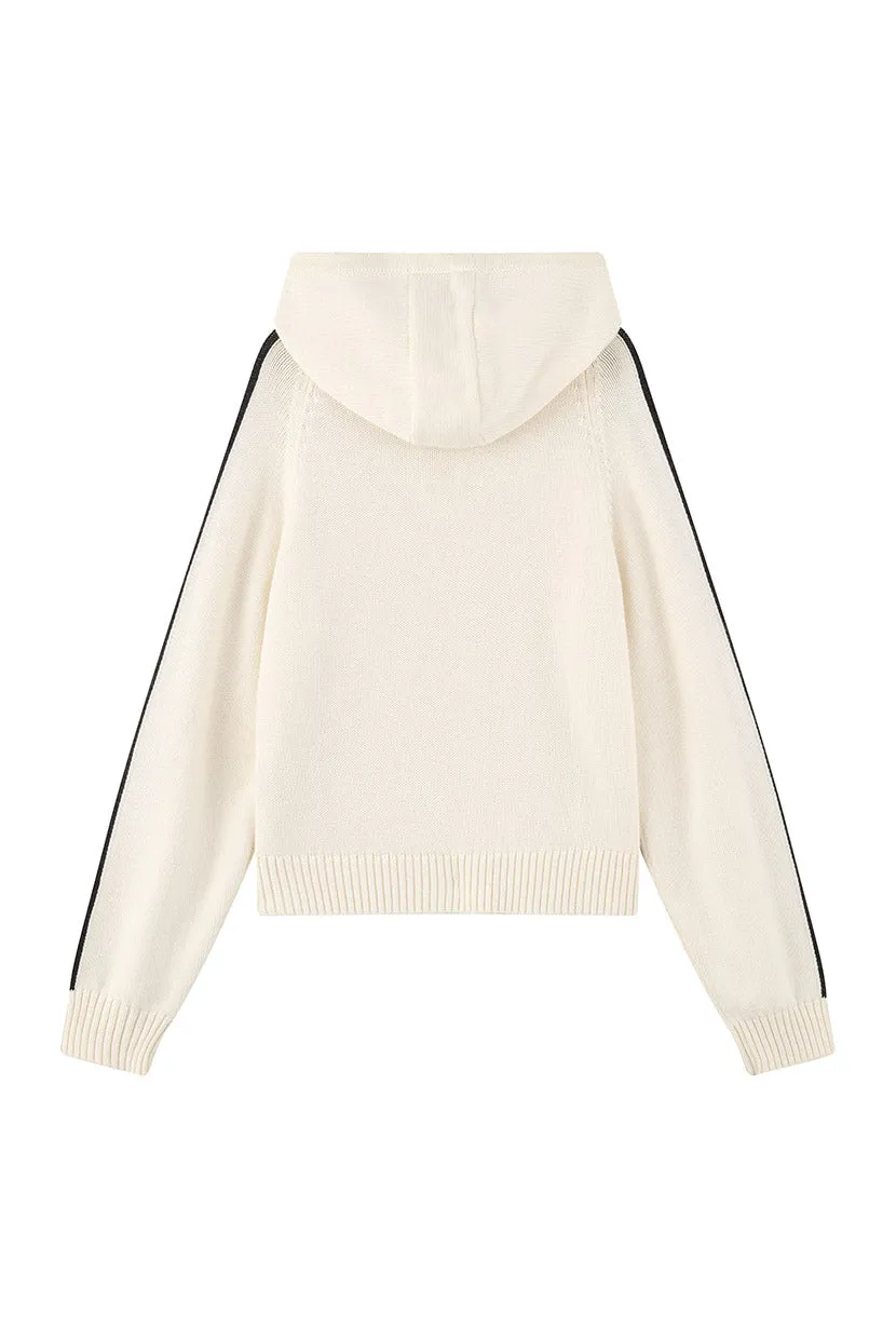 Gracel Wool Hoodie - Ivory