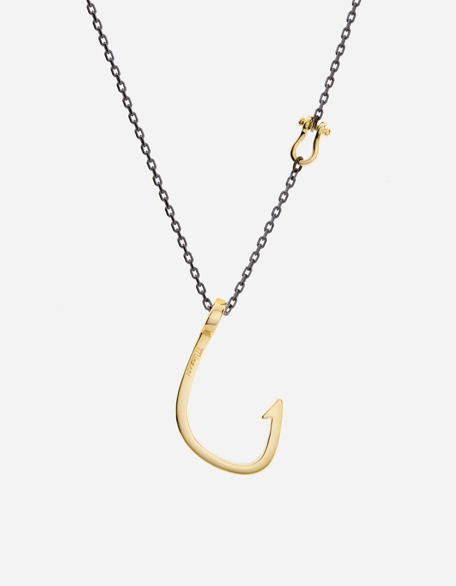 Hooked Necklace, Gold