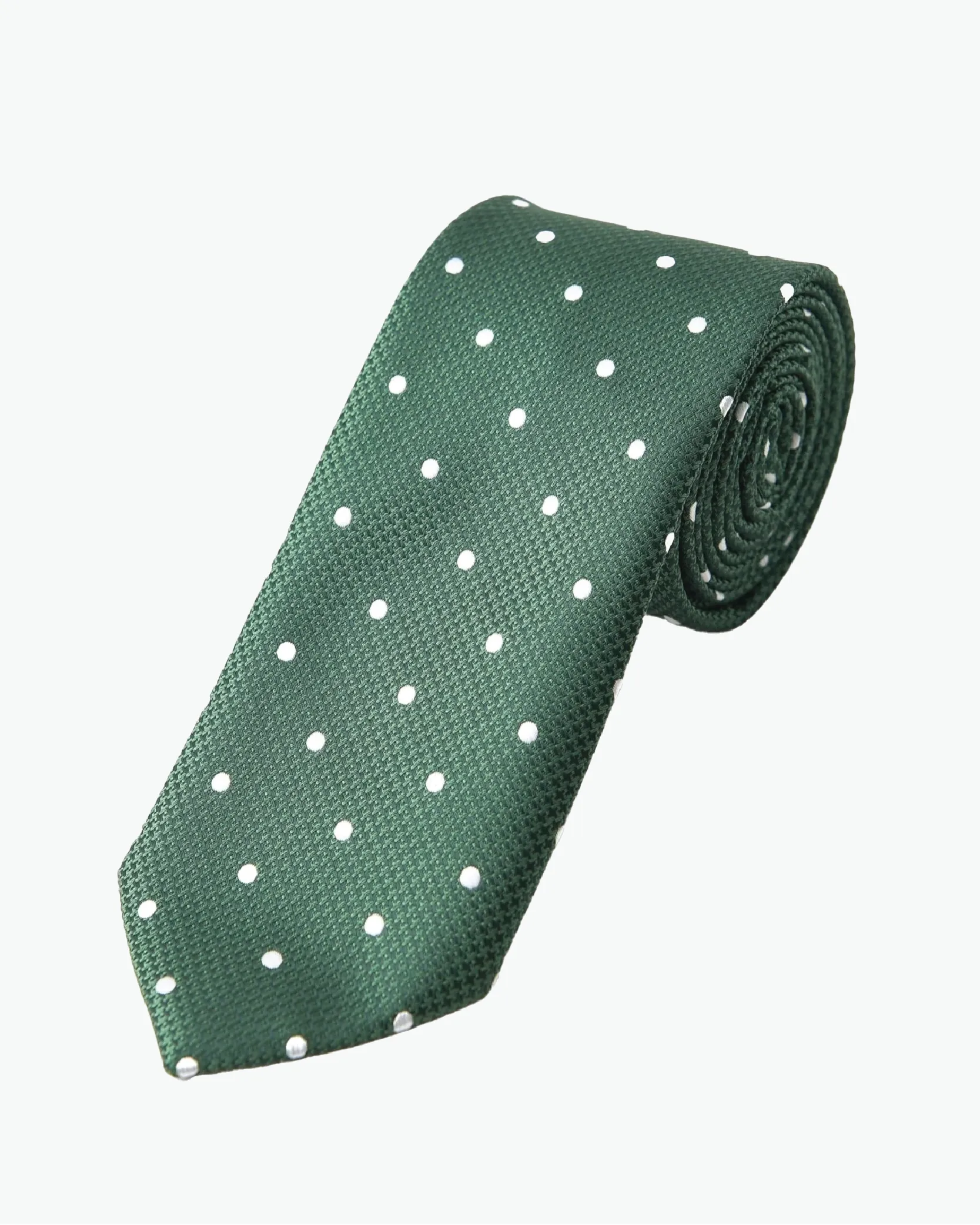 Immortal Green Polka Dot Tie
