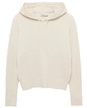 Ivory Cable Hoodie