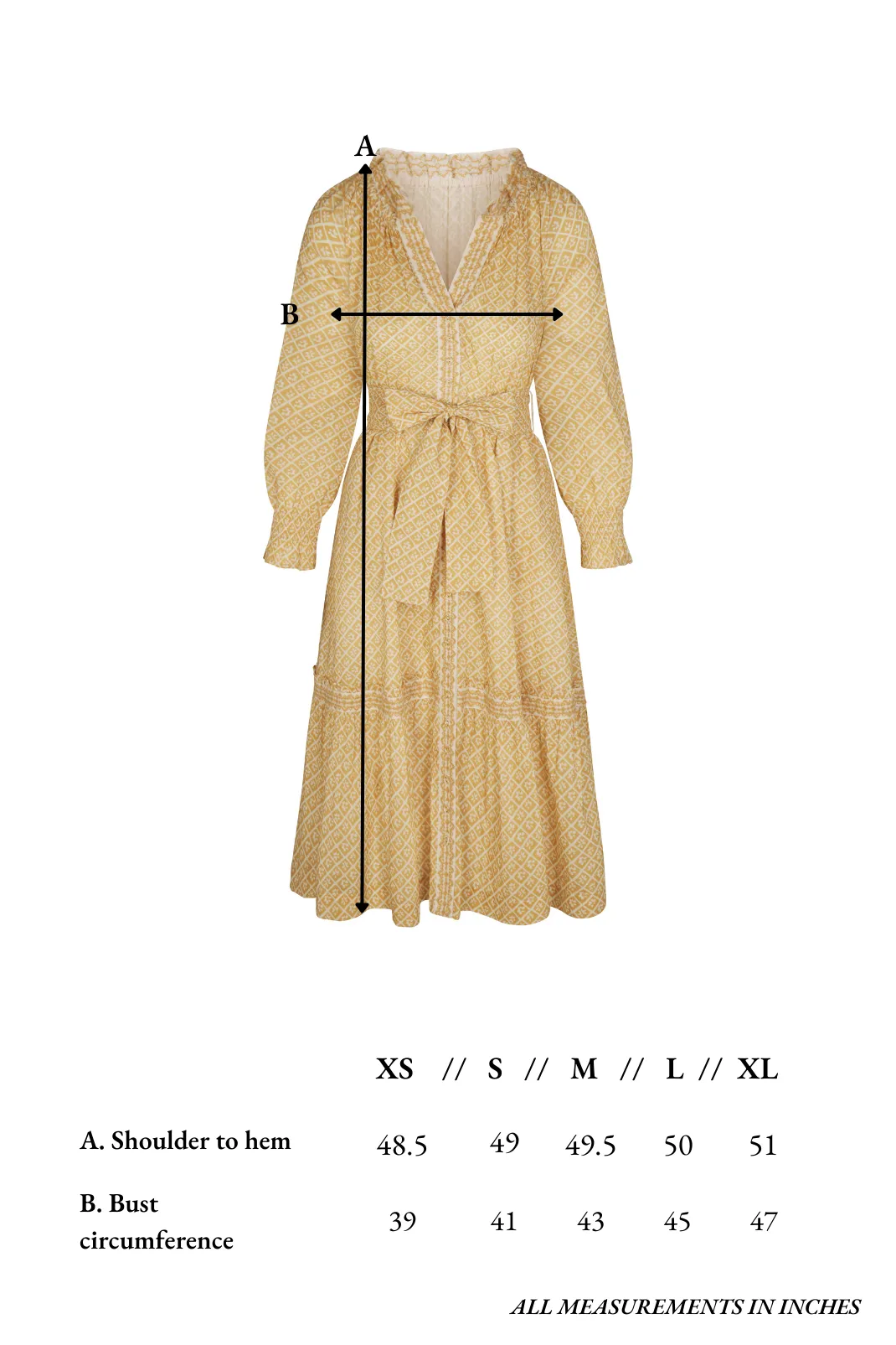 Lele Dress in Golden Floret