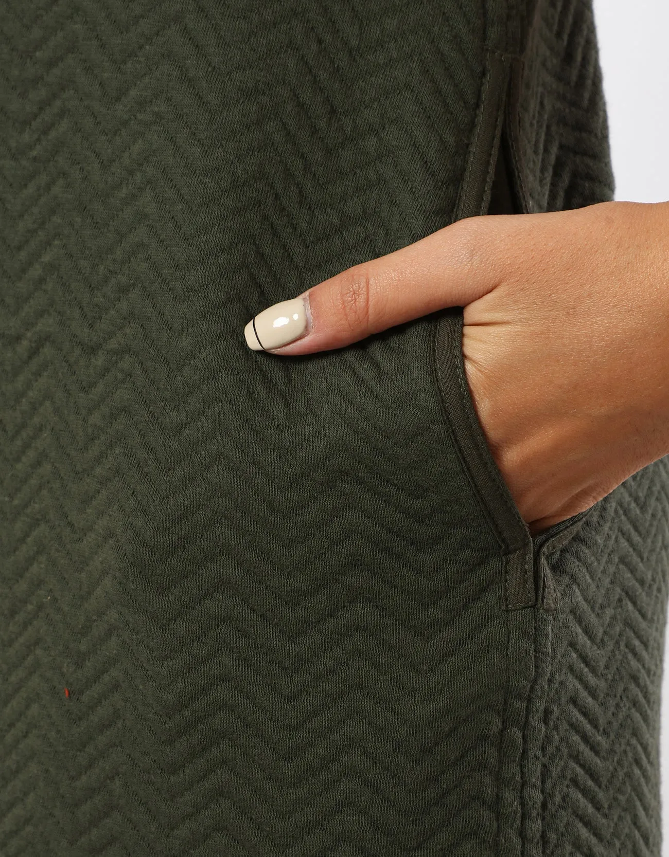 Long quilted dress