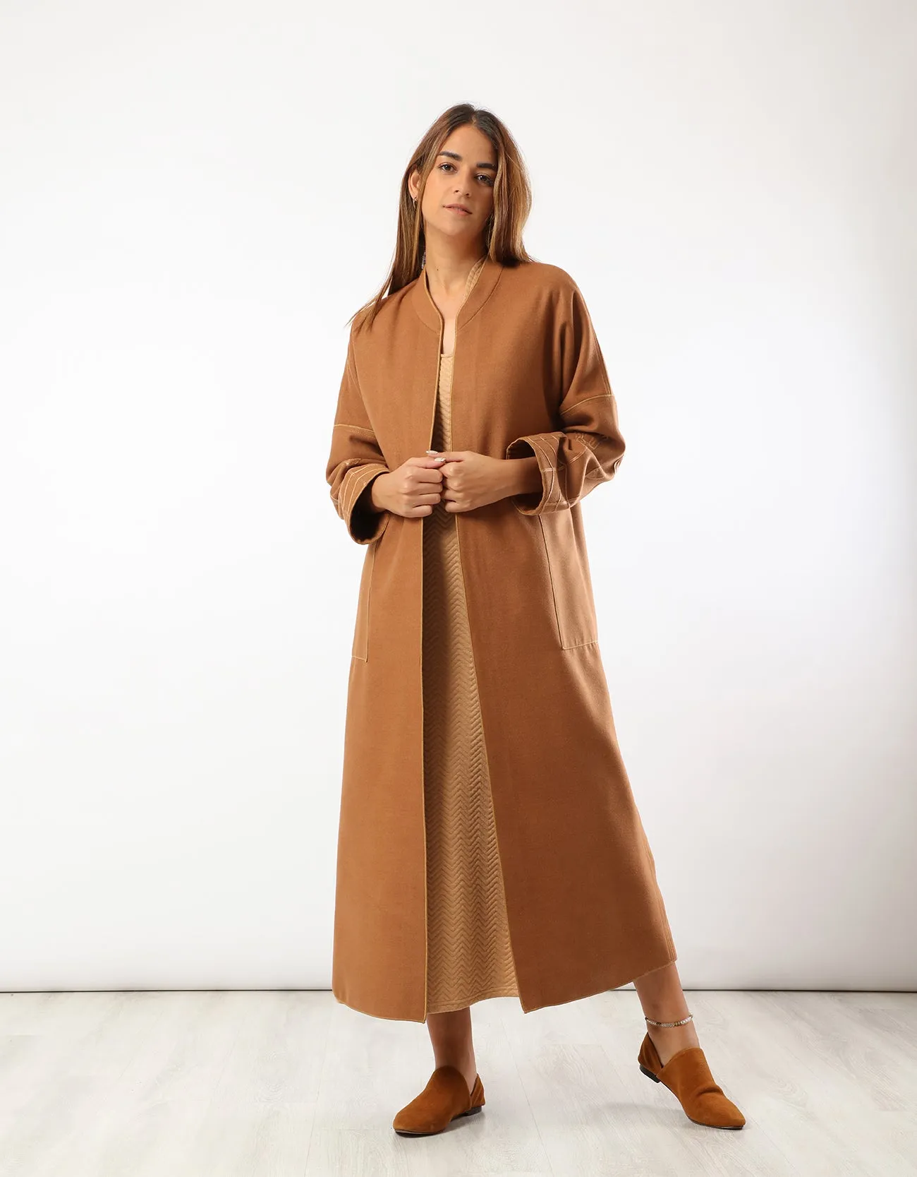 Long quilted dress