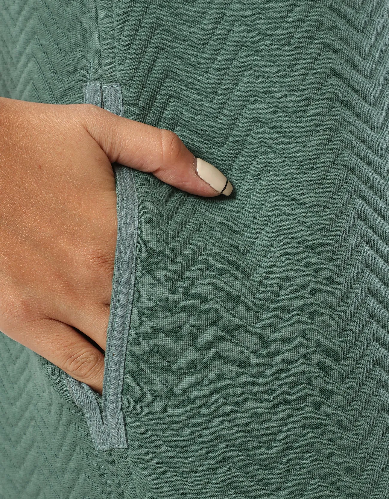 Long quilted dress