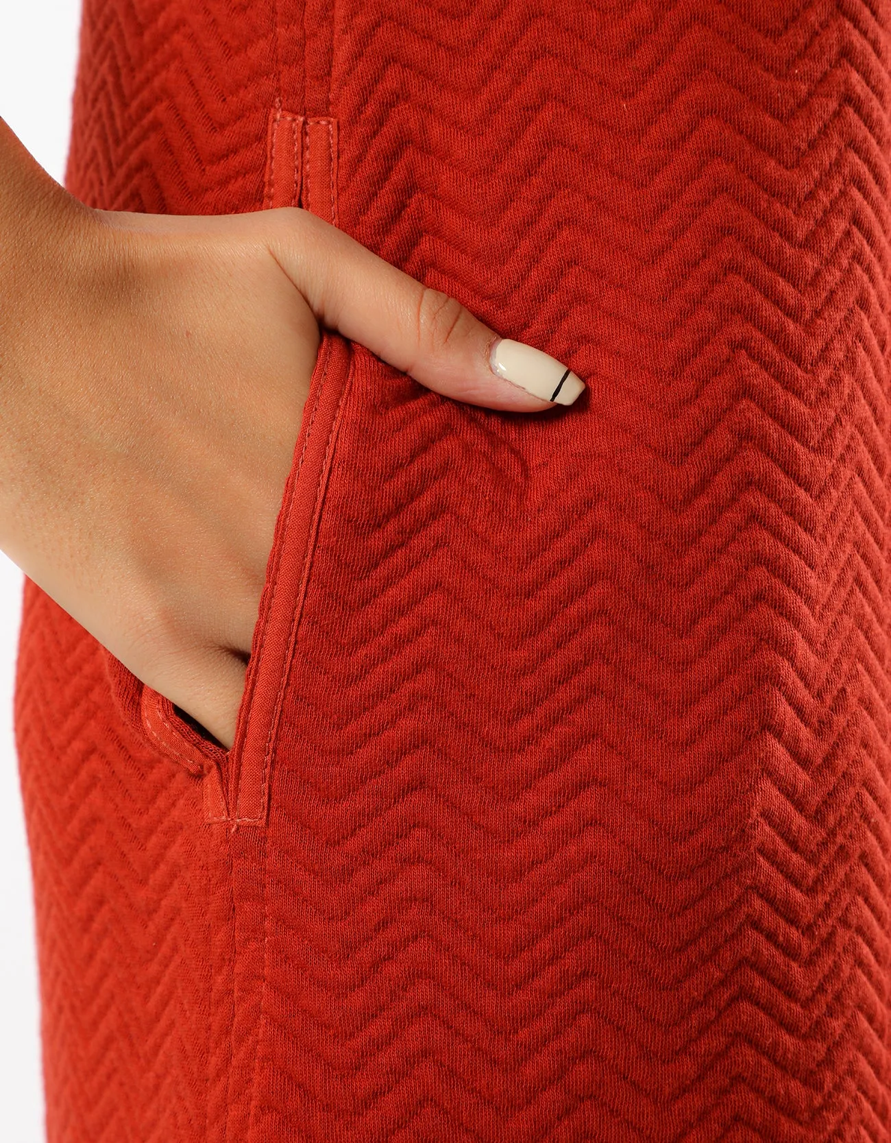 Long quilted dress