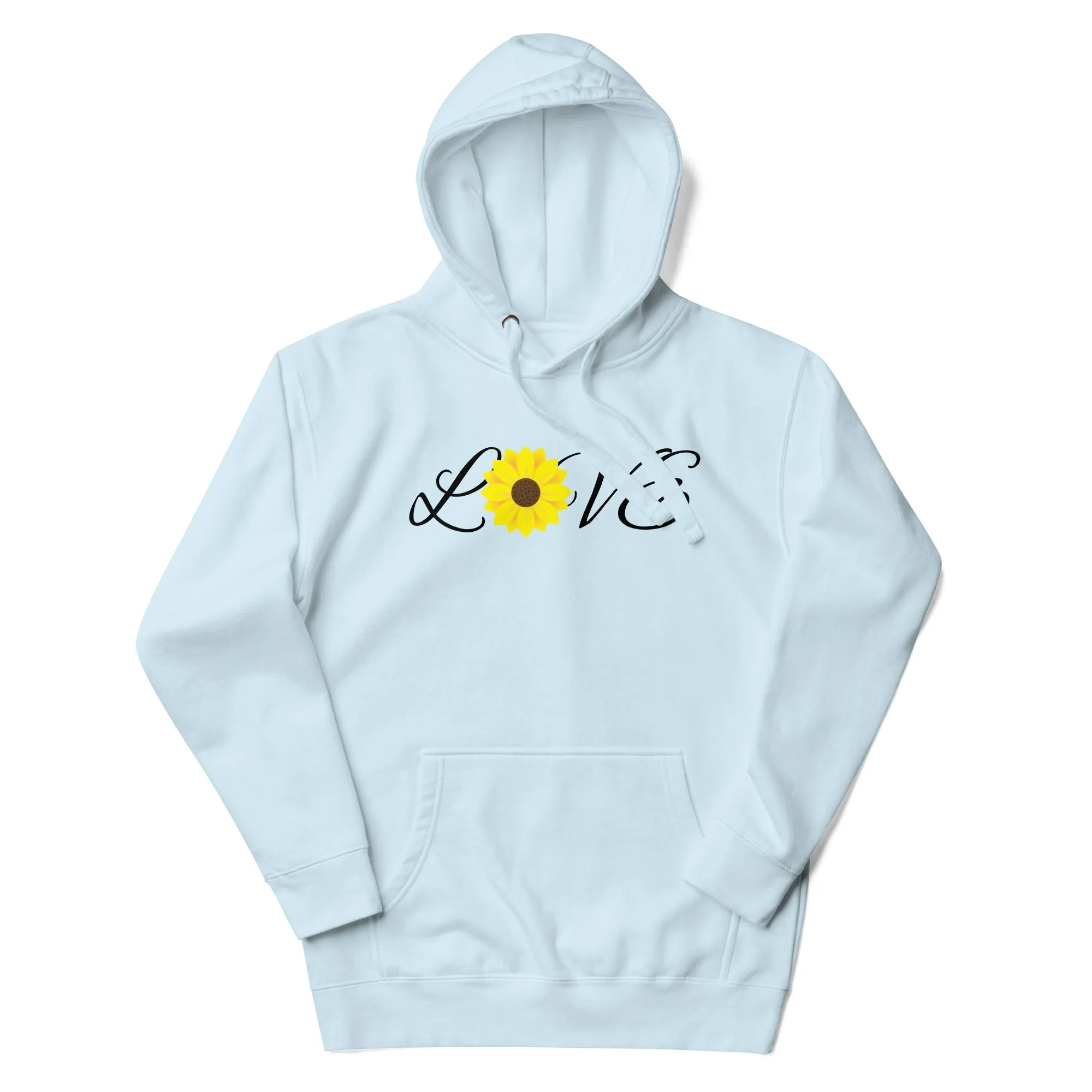 Love Sunflower - Unisex Hoodie, comfy, soft, yellow, flower, fun