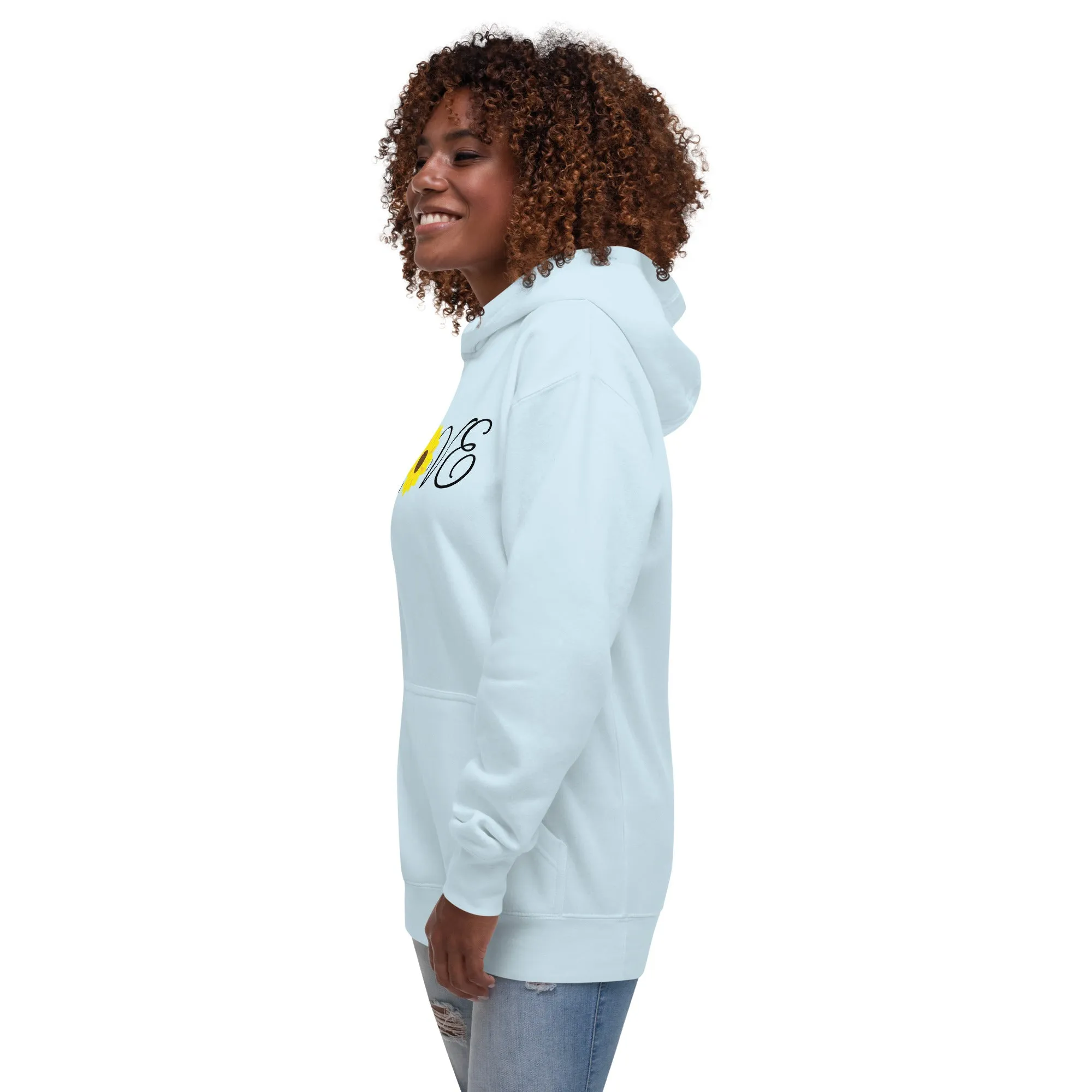 Love Sunflower - Unisex Hoodie, comfy, soft, yellow, flower, fun