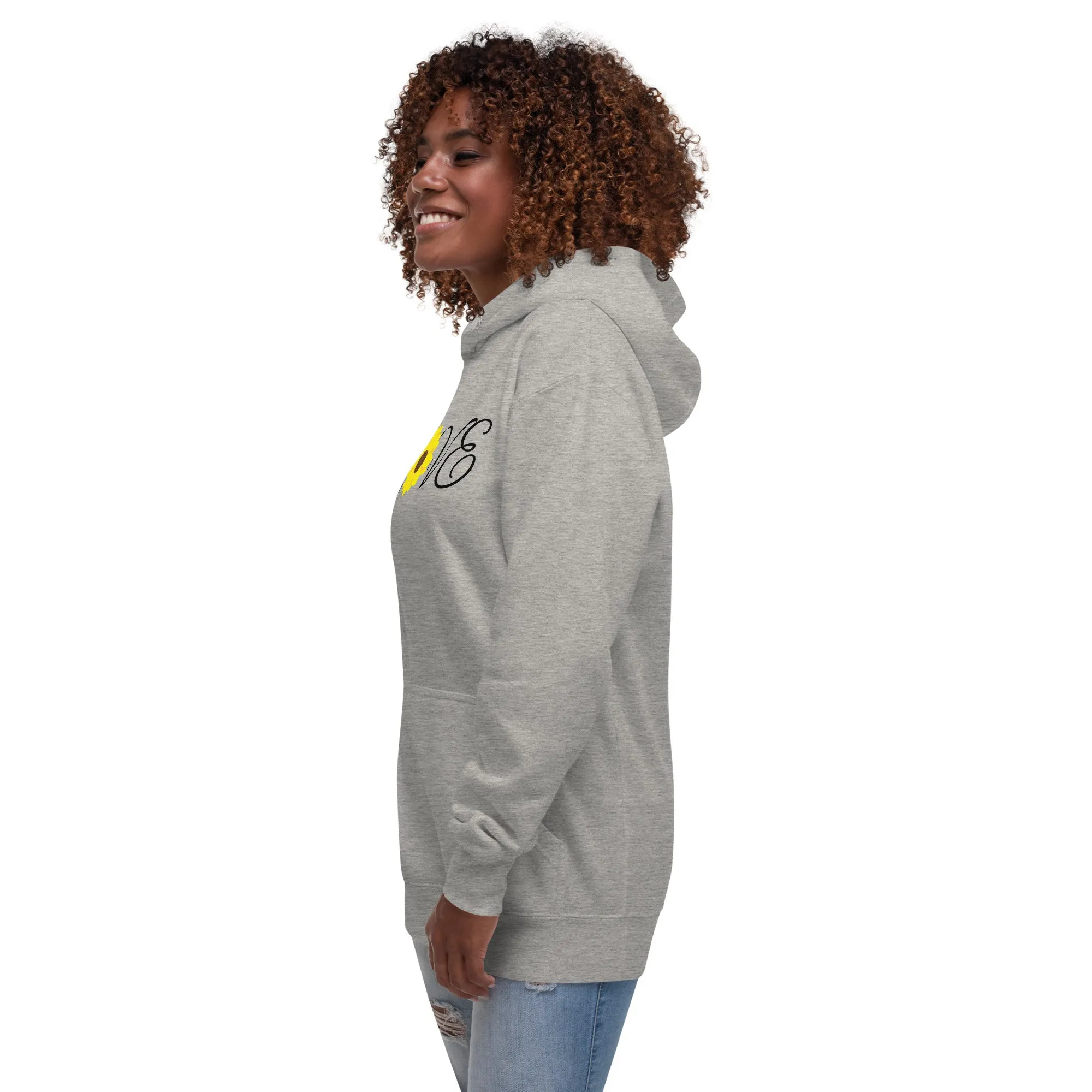 Love Sunflower - Unisex Hoodie, comfy, soft, yellow, flower, fun