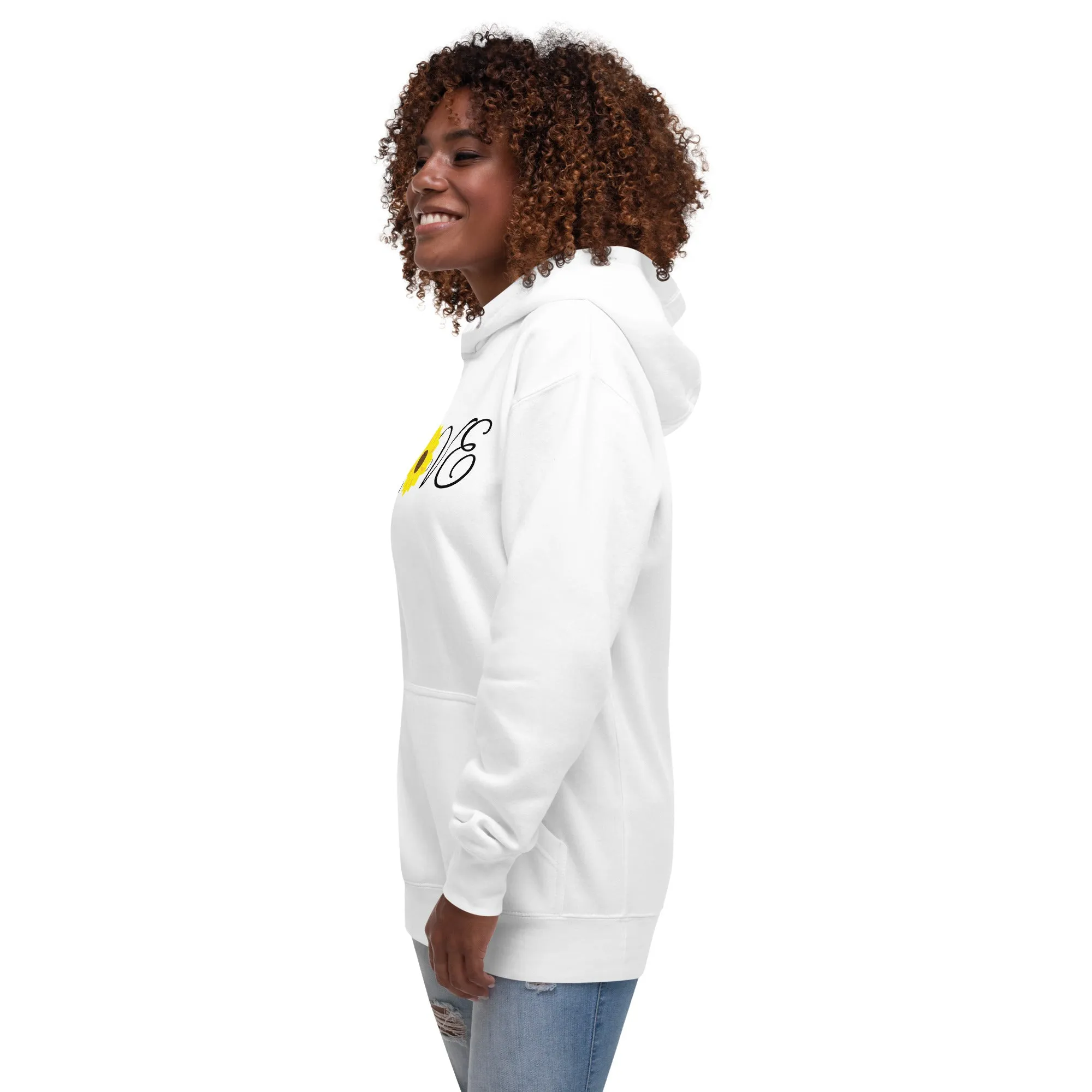 Love Sunflower - Unisex Hoodie, comfy, soft, yellow, flower, fun