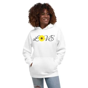 Love Sunflower - Unisex Hoodie, comfy, soft, yellow, flower, fun