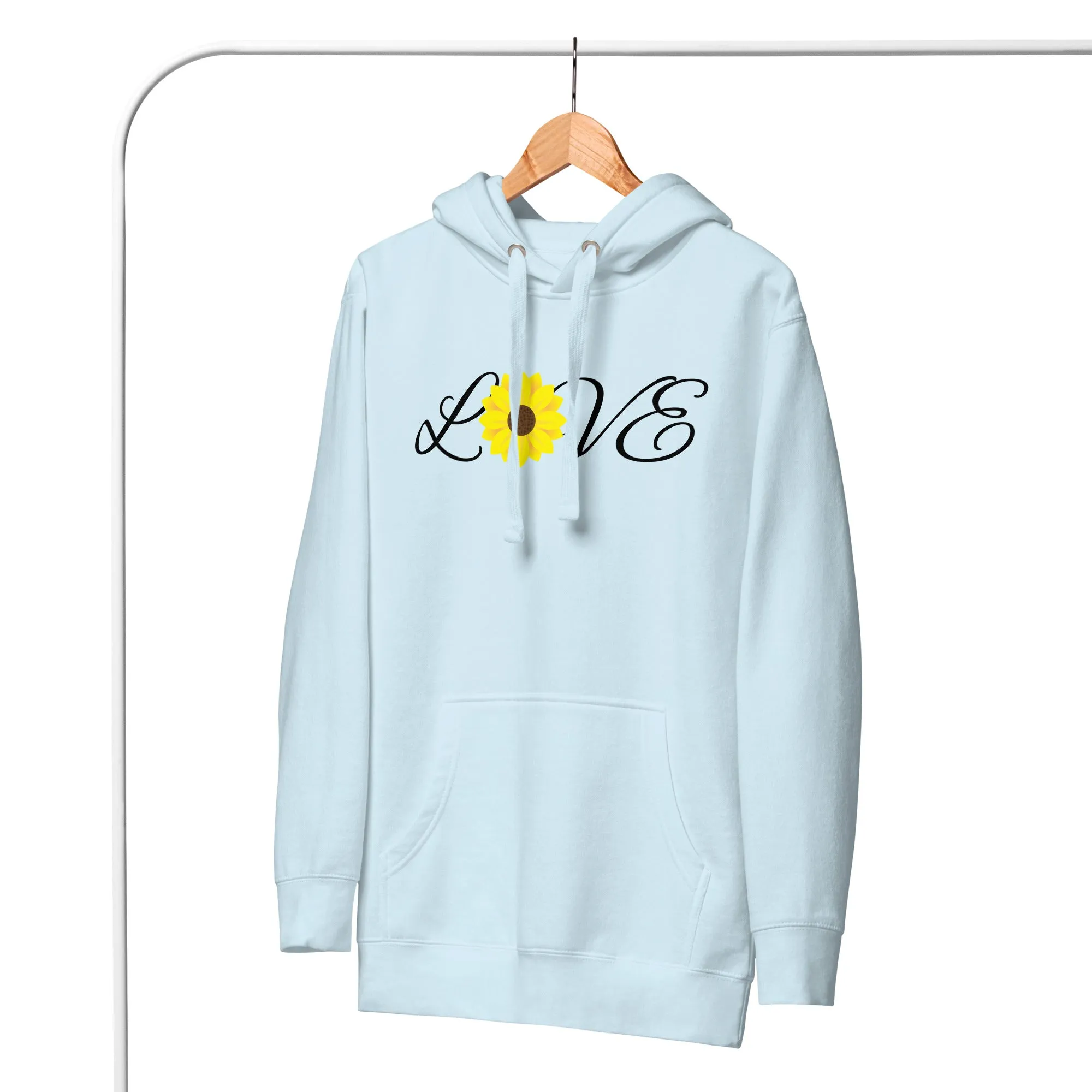 Love Sunflower - Unisex Hoodie, comfy, soft, yellow, flower, fun