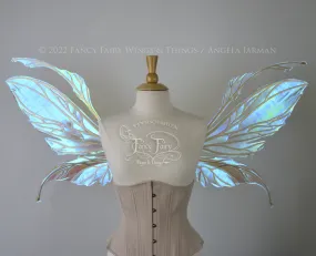 Made to Order Datura Iridescent Convertible Fairy Wings in Your Color with Gold Veins