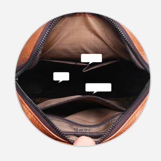 Men's Multi-pocket Business Messenger Bag