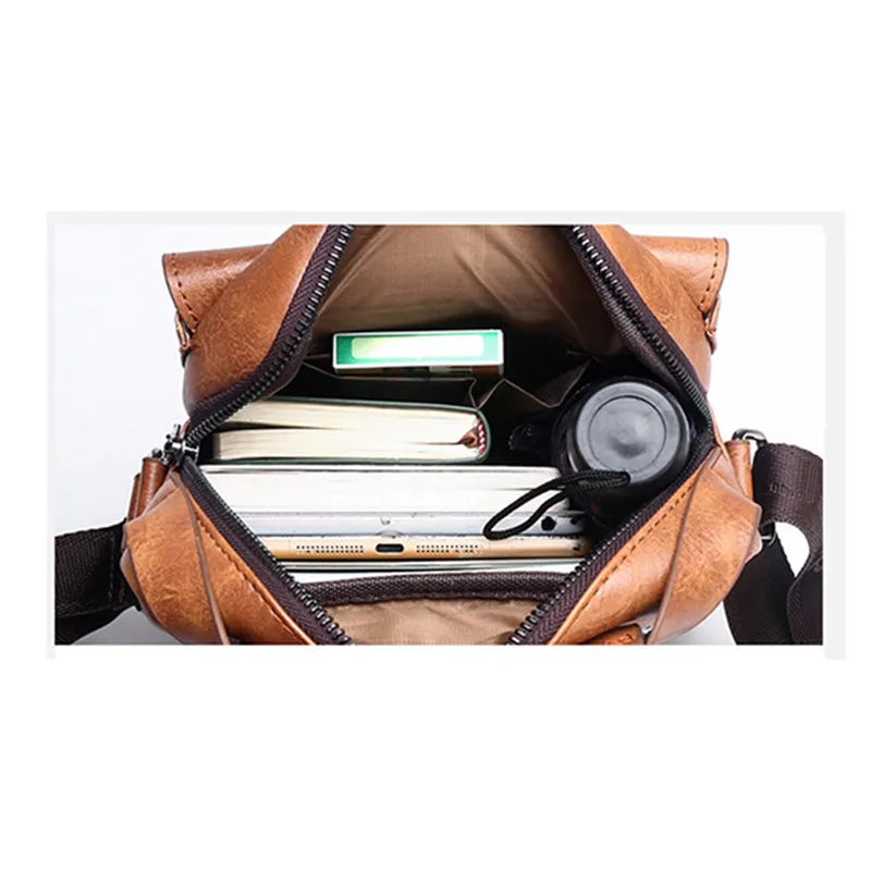 Men's Multi-pocket Business Messenger Bag