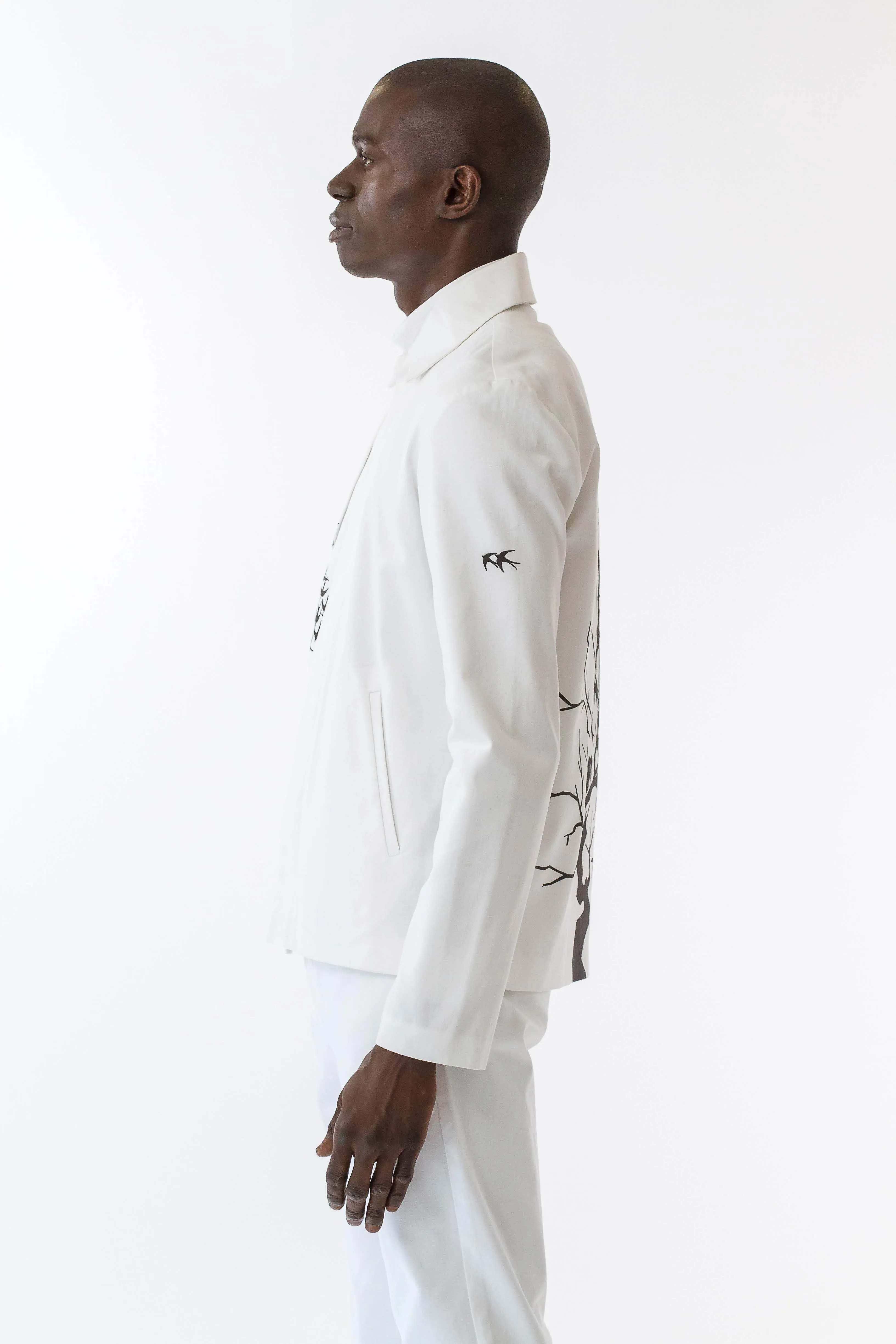 Mens Printed Mackintosh Jacket