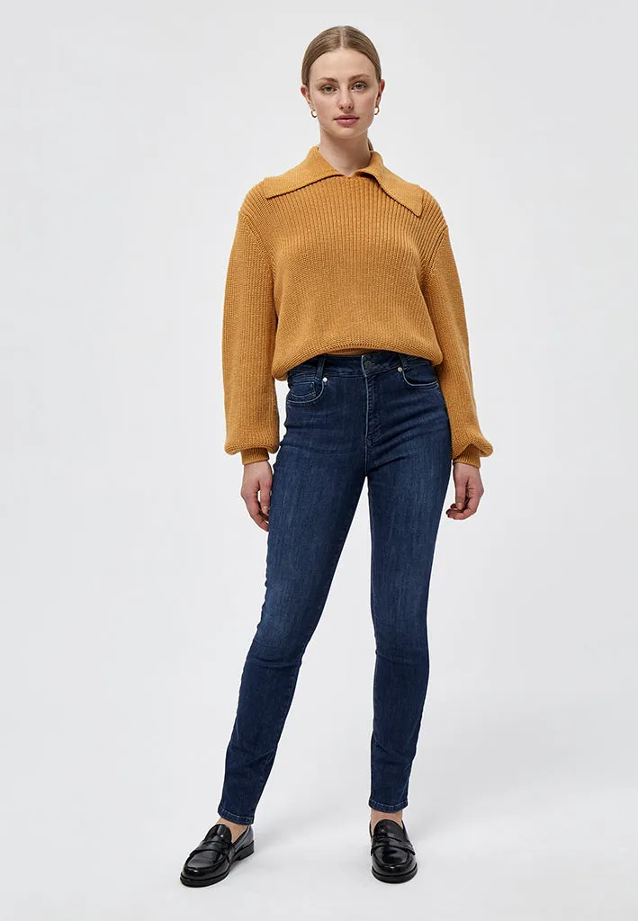 Milu knit pullover - Mineral Yellow Melange