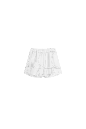 Monogram Cotton PJ Short