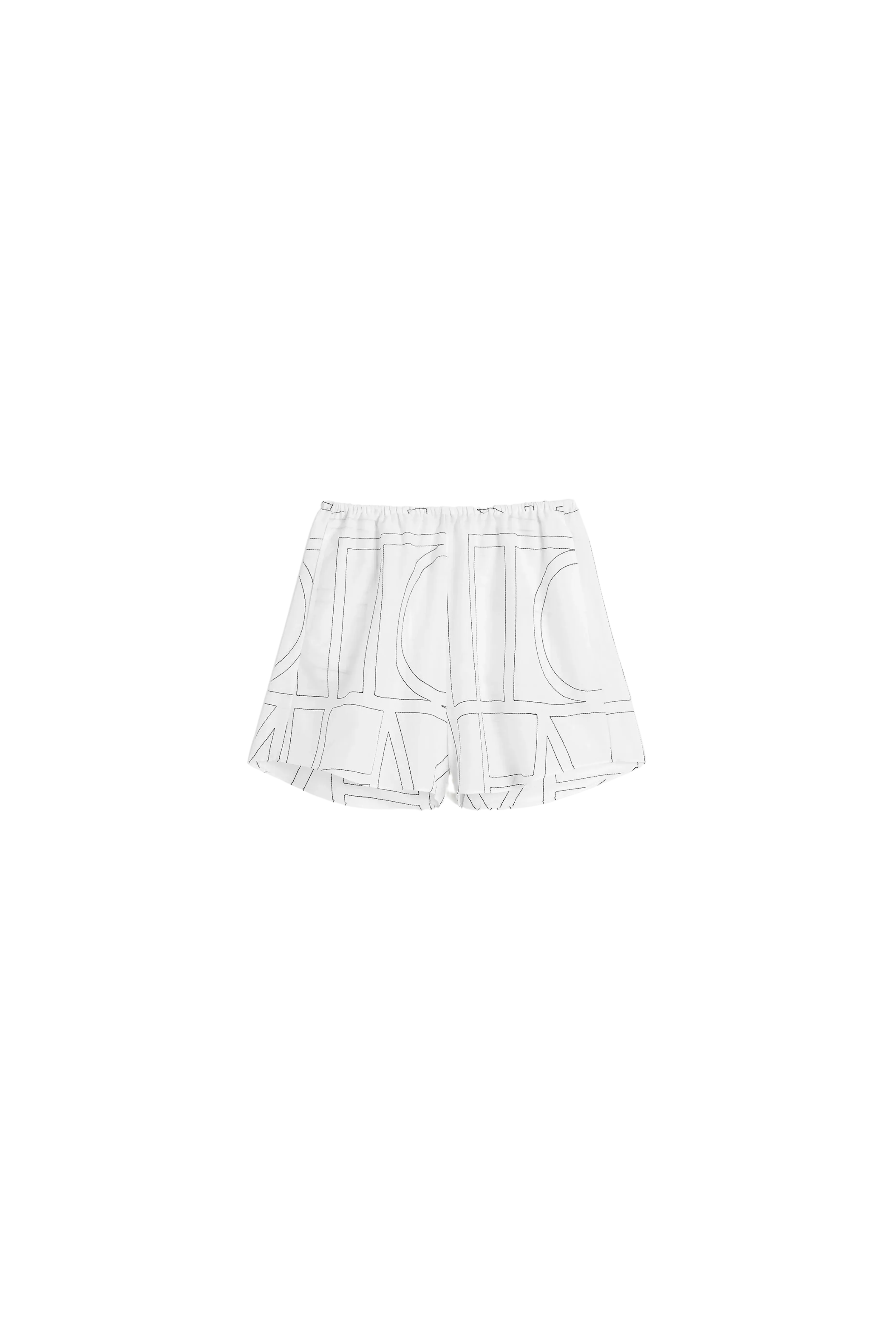 Monogram Cotton PJ Short