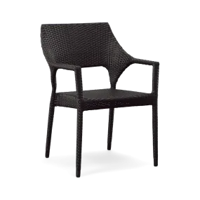 NEW MIAMI LAKES STACKING ARM CHAIR
