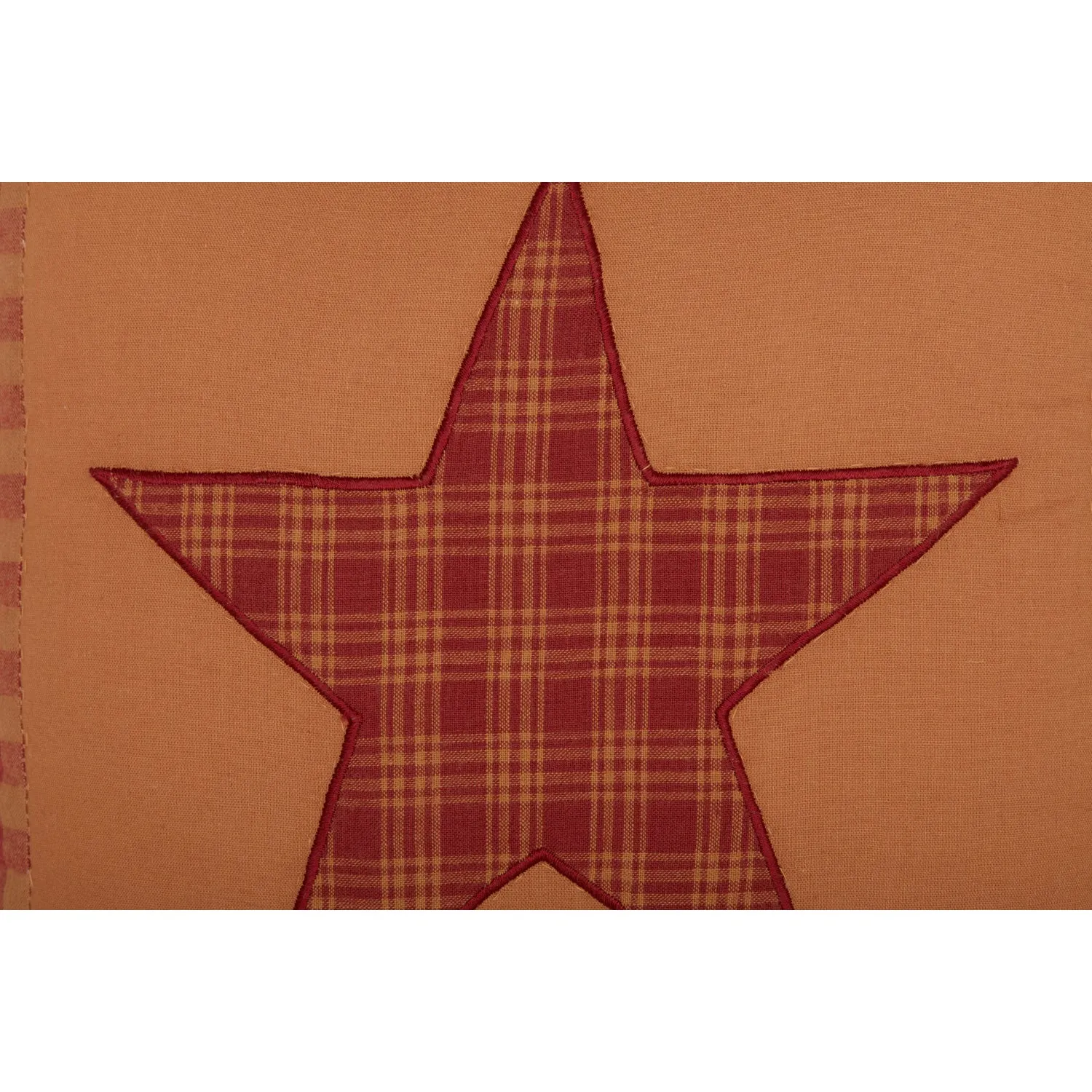 Ninepatch Star Quilted Pillow 12x12