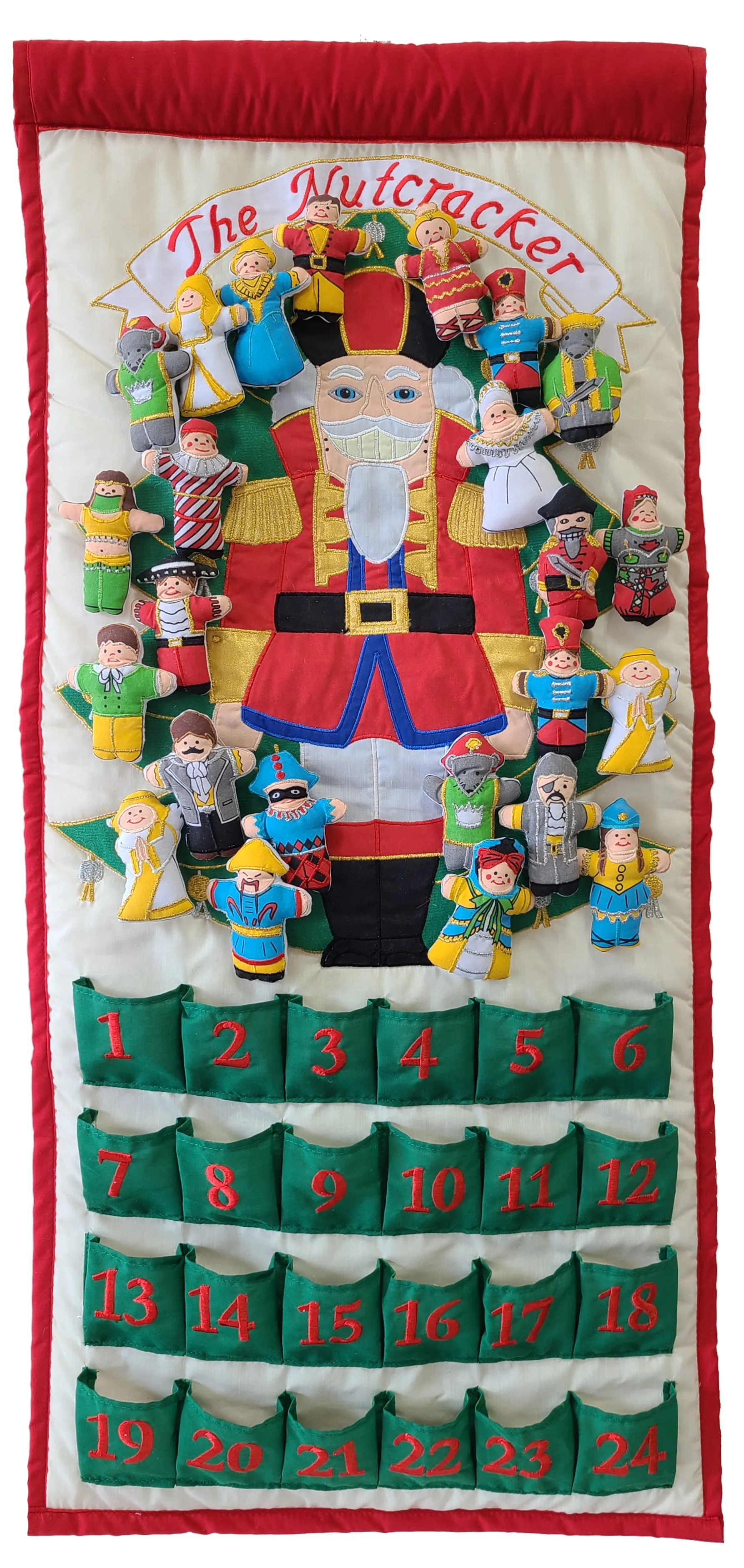 Nutcracker Fabric Advent Calendar