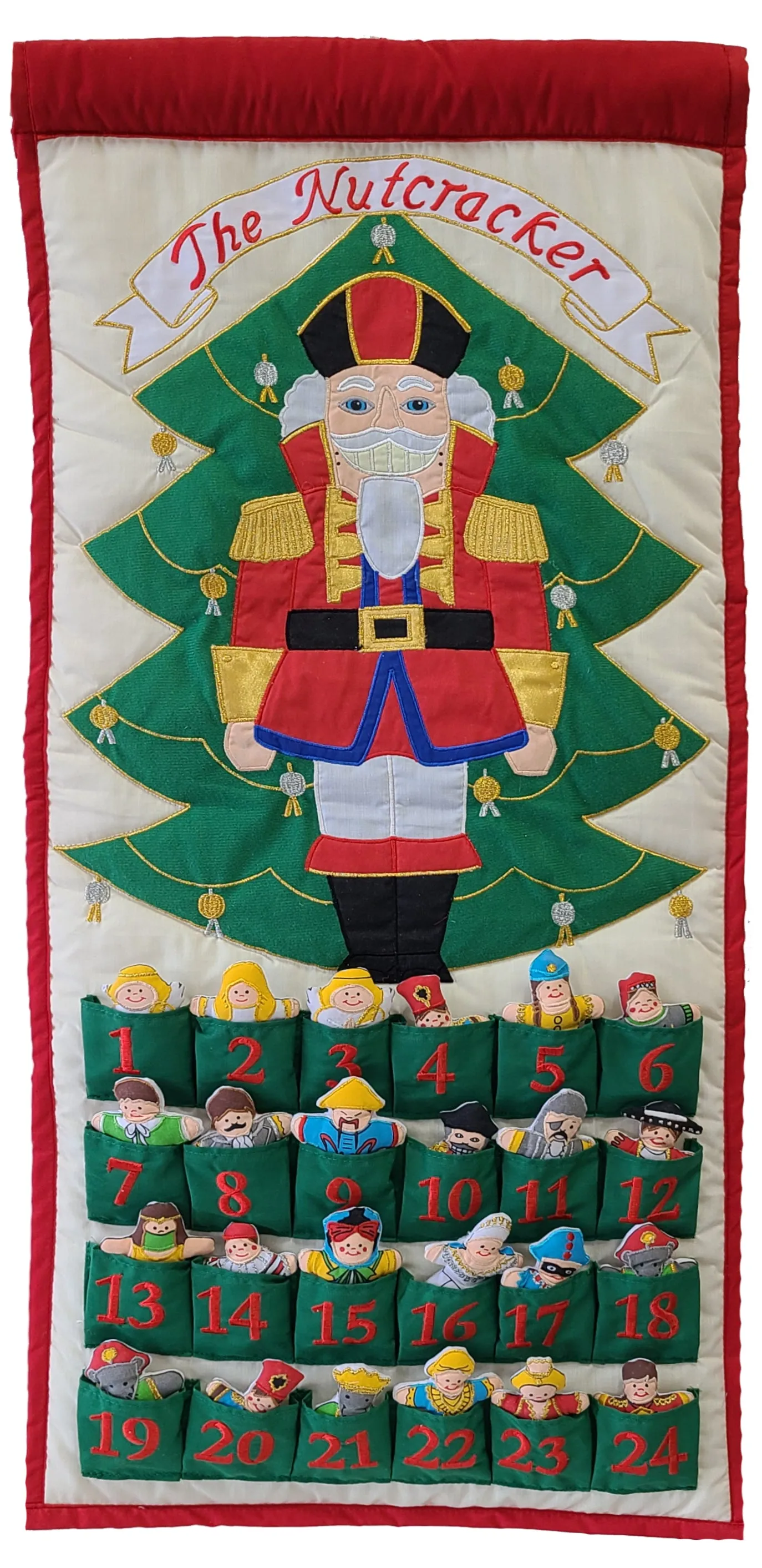 Nutcracker Fabric Advent Calendar