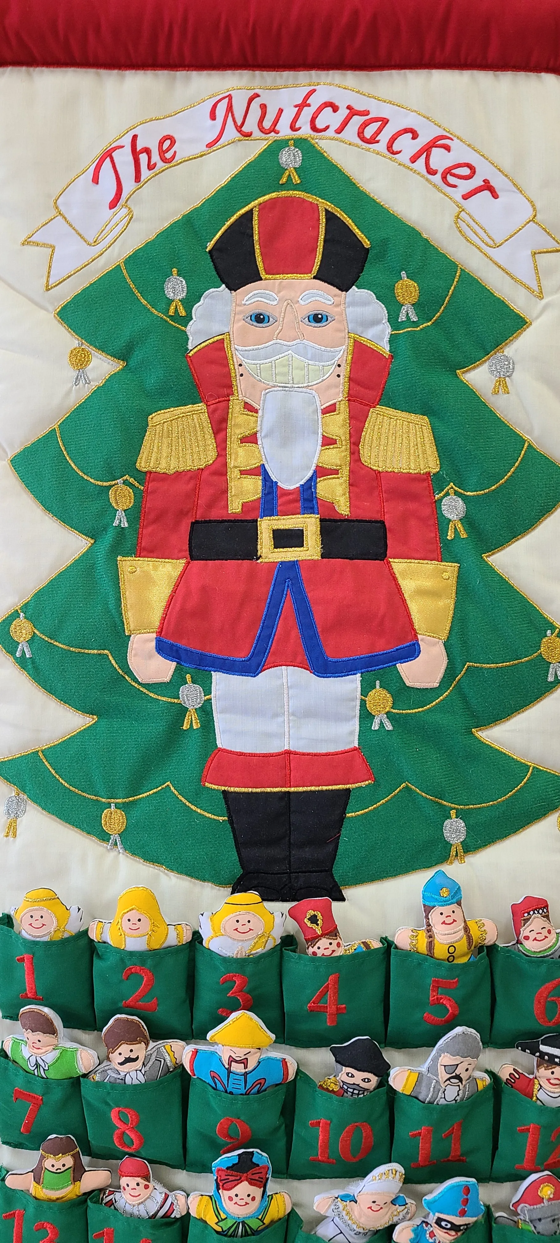Nutcracker Fabric Advent Calendar