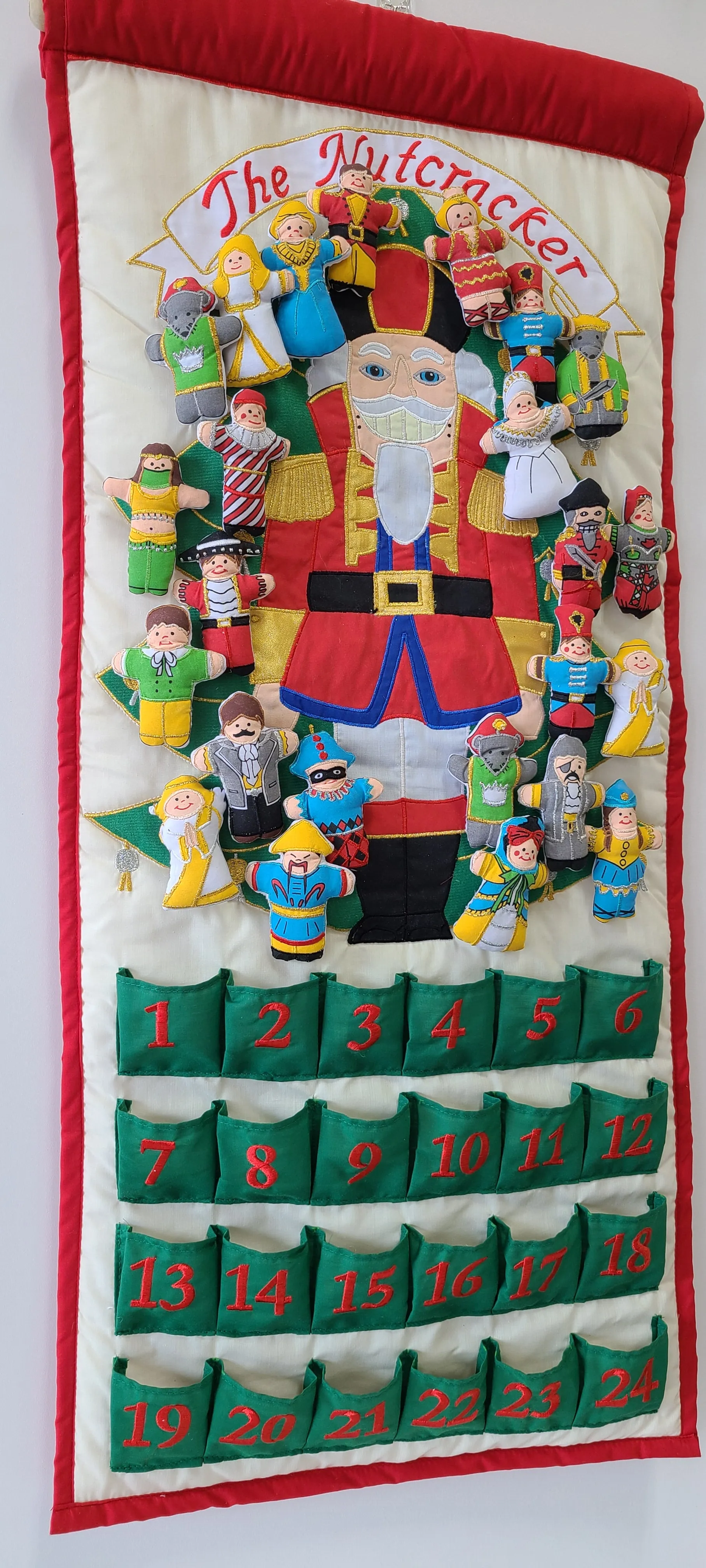 Nutcracker Fabric Advent Calendar