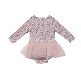 Onesie Tutu | Poppy Print | Petite Hailey