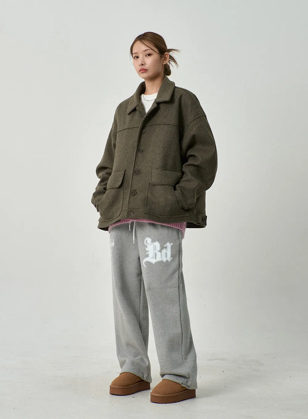 Oversize Button Jacket CD14