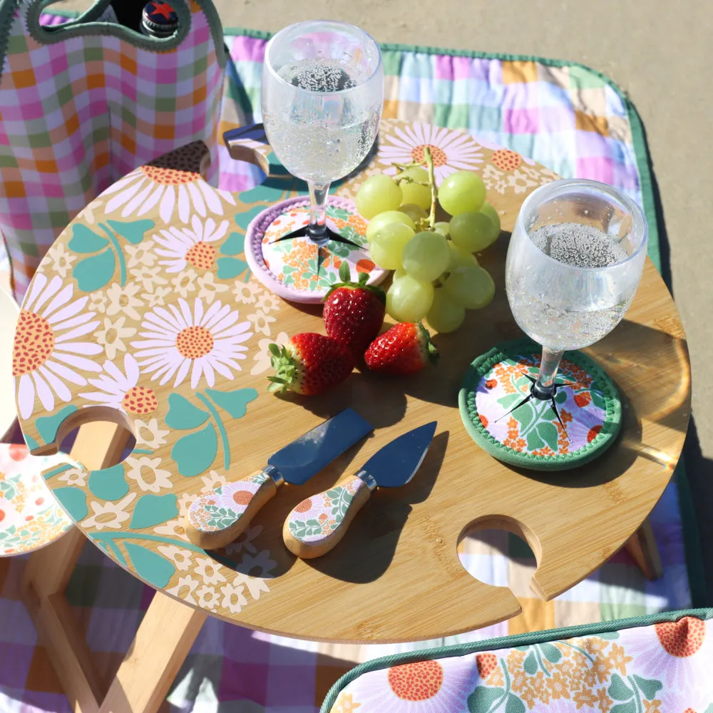 Picnic Foldable Table -  Spring Floral
