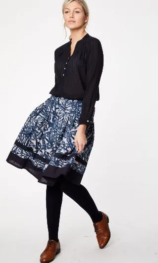 Print Hemp Skirt