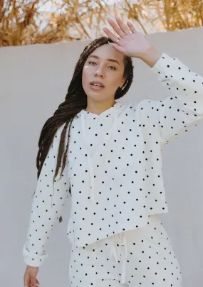 Real Talk Polka Dot Hoodie